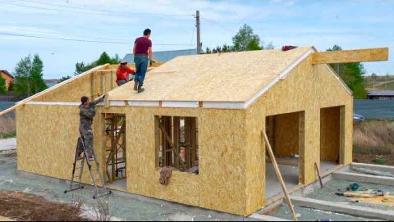 Canadian House in 5 Days. Full Construction Process